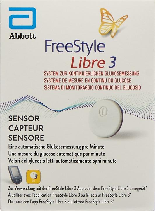 Actual product image Abbott Freestyle Libre 3 Sensor (Glucose monitors)