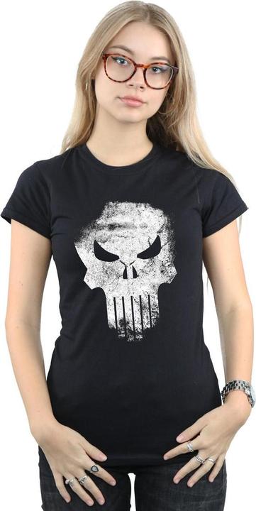 Immagine prodotto The Punisher Distrressed Skull Maglietta Donna (S)