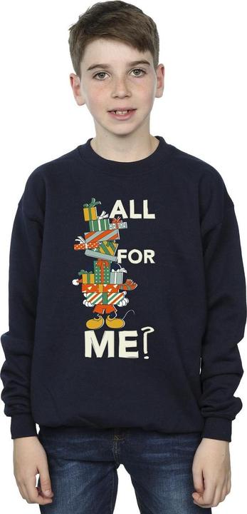 Actual product image Disney Boys Mickey Mouse Presents All For Me Sweatshirt (116)