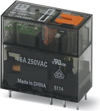 Actual product image Phoenix Contact Print relay 120 V/AC 16 A 1 CO REL-MR-120AC/21HC/MS 10 pcs.