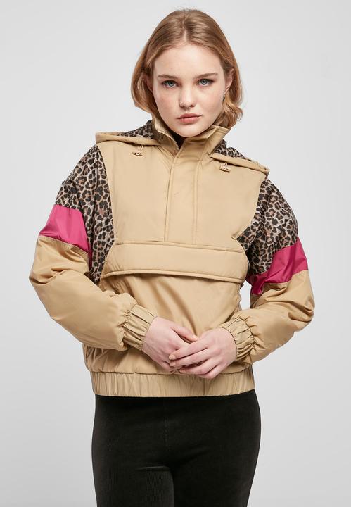 Actual product image Urban Classics Ladies AOP Mixed Pull Over Jacket (5XL)