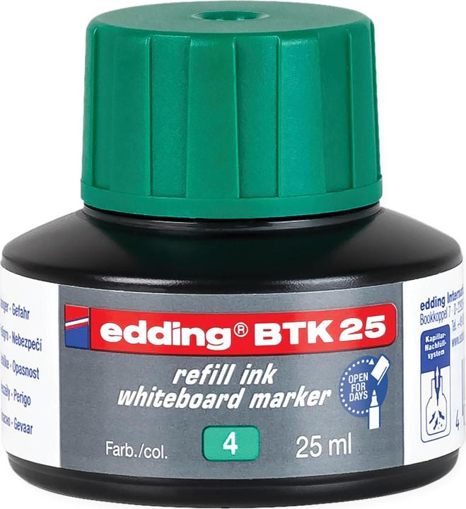 Edding Nachfülltuschen BTK 25 (Grün, 1 x)