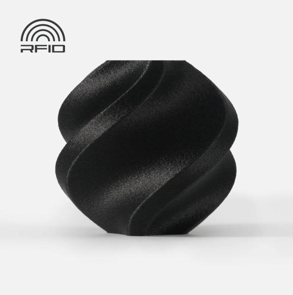 Actual product image Bambu Lab PAHT CF - Black - 1.75mm - 0.5kg (Carbon, PAHT, Nylon, 1.75 mm, 500 g, Black)