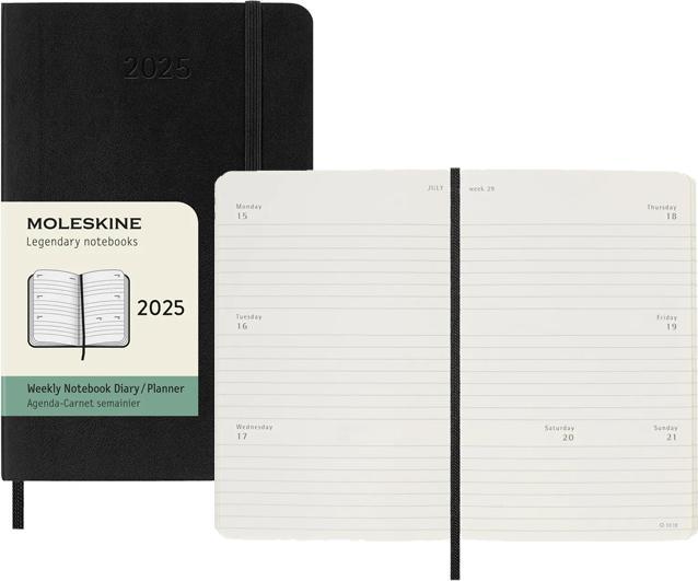Actual product image Moleskine Weekly calendar (A6, Pocket, English)