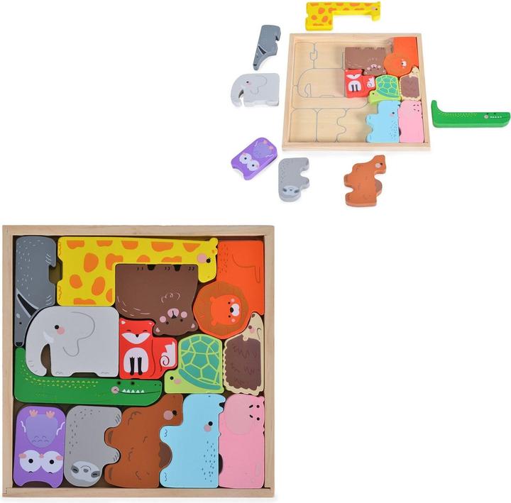 Image du produit Moni Puzzle enfants animaux 3002 (14 pièces)