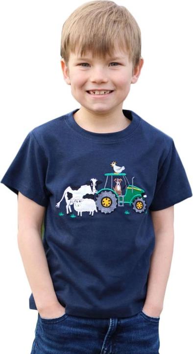 British Country Collection Farmyard Tshirt (128)