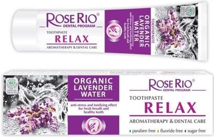 Rose Rio Relax Aromatherapie & Zahnpflege Zahnpasta mit Bio-Lavendelwasser 65ml (65 ml)