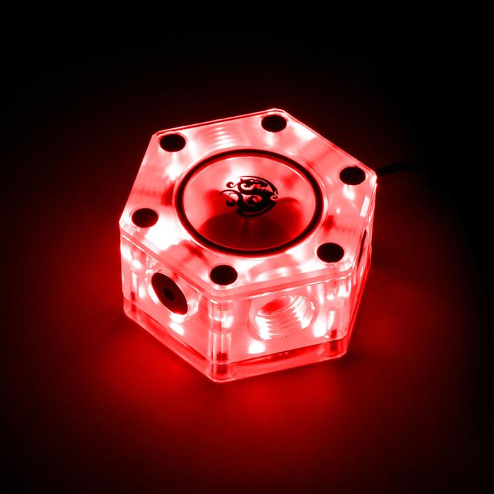 Produktbild Bitspower Sechskant-Durchflussanzeige, RGB