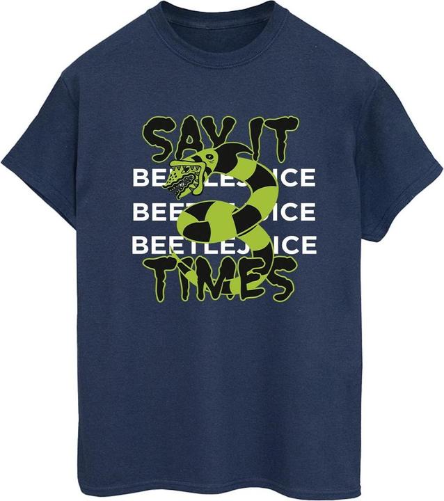 Image du produit Beetlejuice - T-shirt SAY IT TIMES - Femme (M)