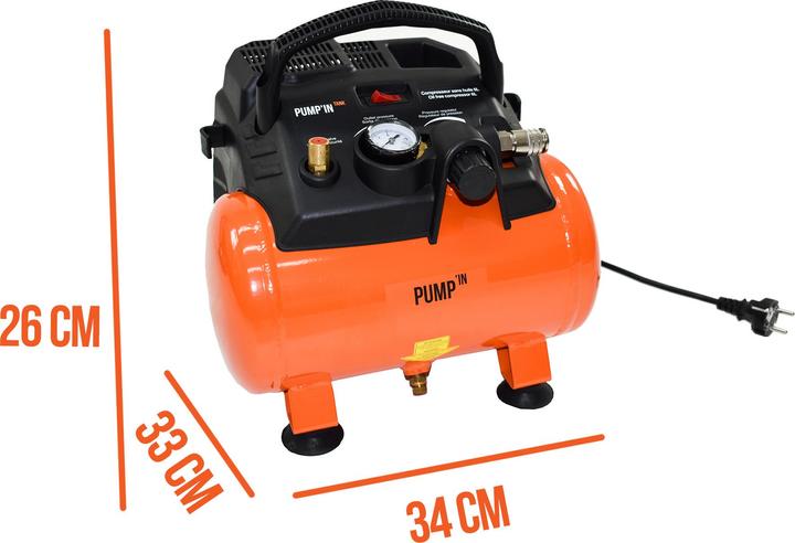 Immagine prodotto Pump'in TANK - Mini-compressore con bicchiere da 6 l (8 bar, 6 l)