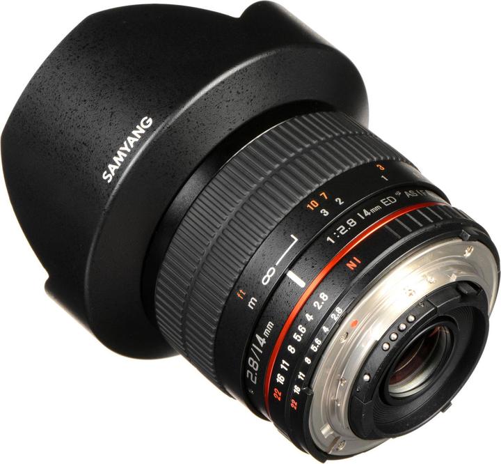 Produktbild Samyang 14mm f/2.8 ED AS IF UMC - Nikon F (Nikon F, Vollformat)