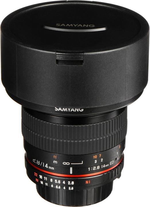 Produktbild Samyang 14mm f/2.8 ED AS IF UMC - Nikon F (Nikon F, Vollformat)