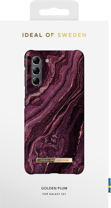 Actual product image iDeal Of Sweden Designer cover Golden Plum (Samsung Galaxy S21+)