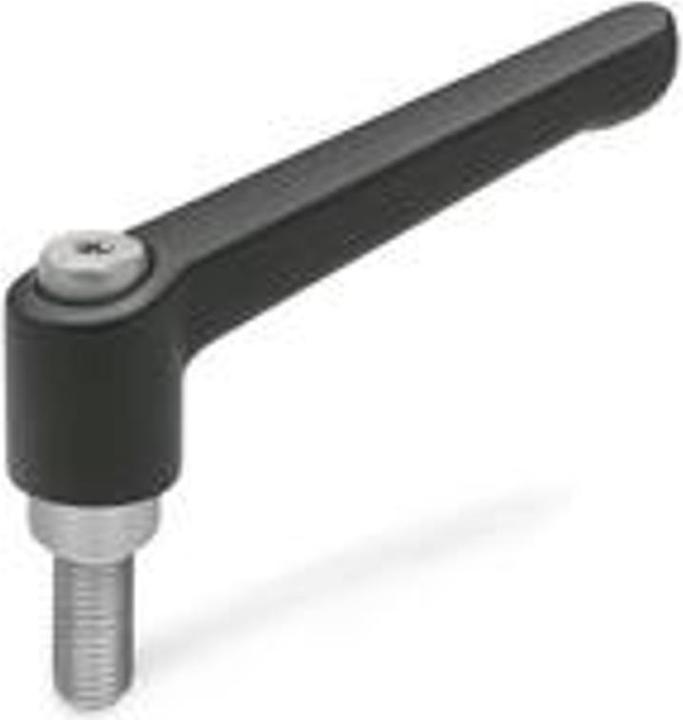 Immagine prodotto Ganter Leva di serraggio regolabile GN 300.1 d1 M 8 mm l1 63 mm l2 50 mm filettatura esterna (63 mm)