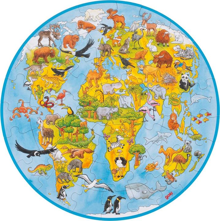 Produktbild Goki World Puzzle XXL (49 Teile)