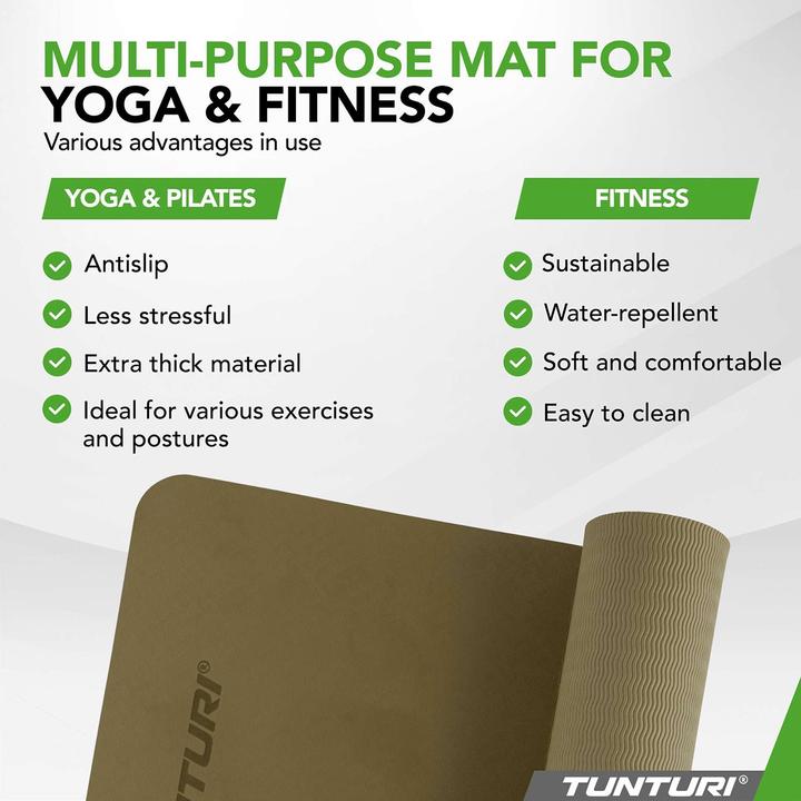 Immagine prodotto Tunturi TPE Yogamatte Rutschfest 8 mm (8 mm)