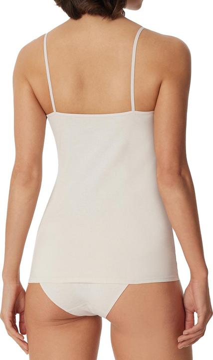 Actual product image Schiesser 2 Pack Cotton Lace Spaghetti Top (38)