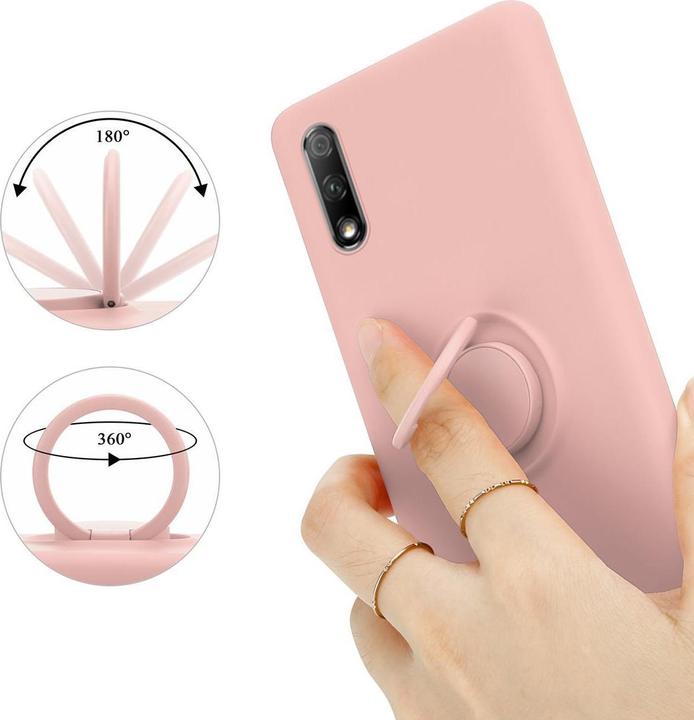 Produktbild Cadorabo TPU Liquid Ring Silicone Case Hülle (Honor 9X)