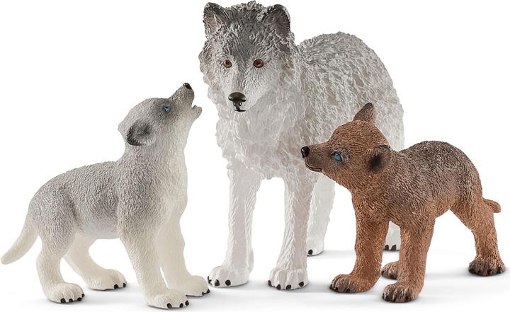 Schleich Wölfin mit Wolfswelpen