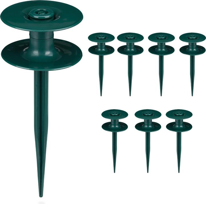 Relaxdays 8x hose guide (0.09 m, 90 mm)