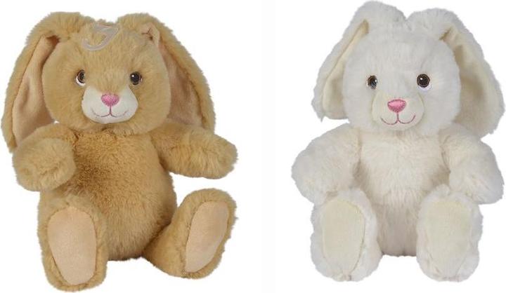 Produktbild Nicotoy Plsch Hase weiss/hellbraun 26 cm (26 cm)
