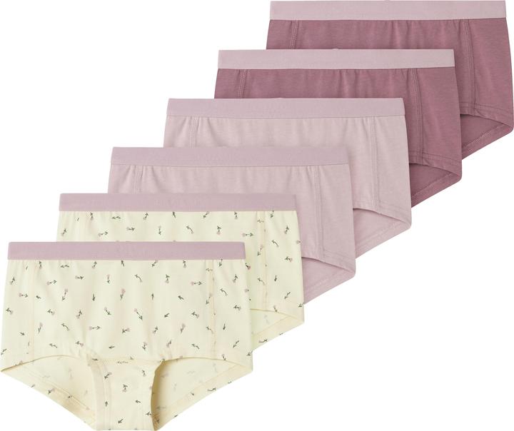 Immagine prodotto Name it Nkfhipster 6p Buttercream Floral Noos (146, confezione da 6)