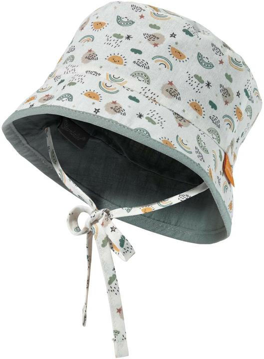 Actual product image Sterntaler Sun hat with neck protection rainbow stone green size 47 (47)