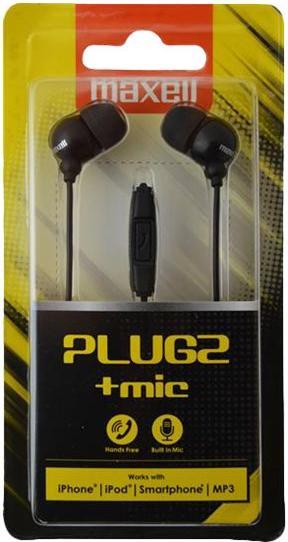 Actual product image Maxell Plugz + Mic - øreproptelefoner (Cable)