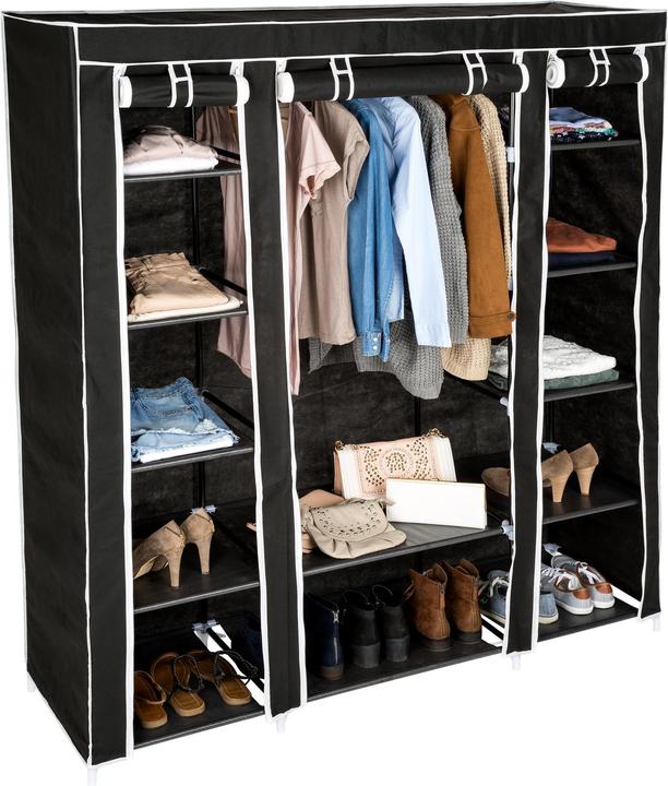 Produktbild tectake Stoffschrank (150 x 45 x 175 cm)