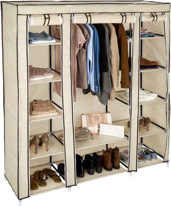 Produktbild tectake Stoffschrank (150 x 45 x 175 cm)
