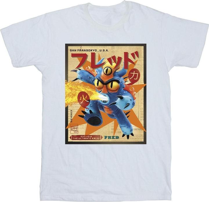 Produktbild Disney Big Hero 6 Baymax Fred Newspaper TShirt (L)