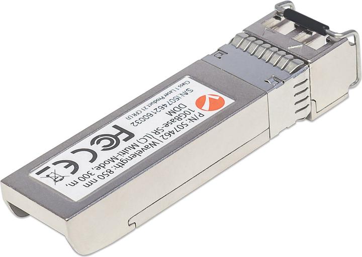 Produktbild Intellinet 10 Gigabit SFP+ Mini-GBIC Transceiver für LWL-Kabel 10GBase-SR LC Multimode-Port