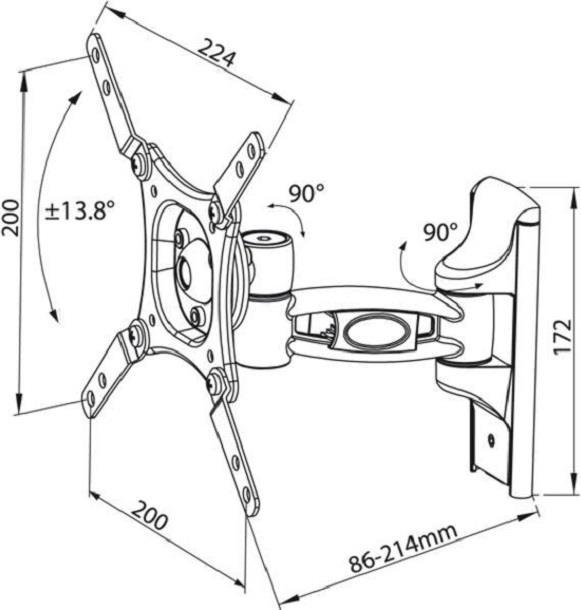 Produktbild Titan Bmo 8020 (Wand, 43", 35 kg)