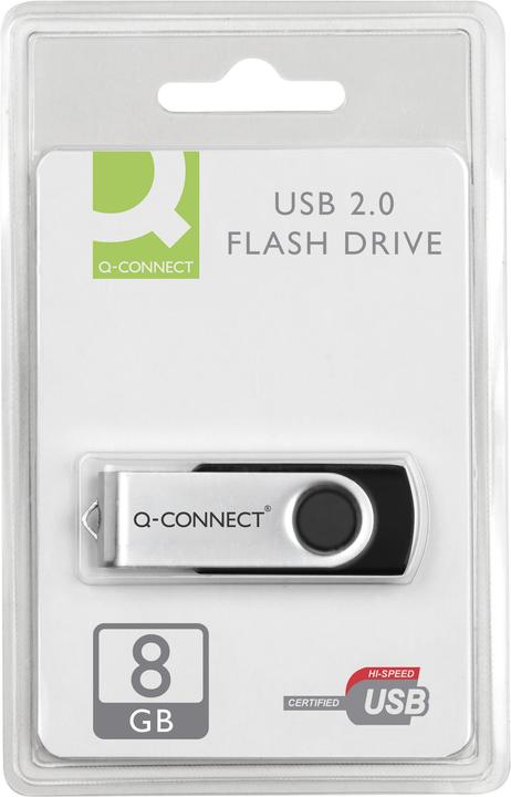 Produktbild Q-Connect USB Flash Drive 2.0 (8 GB, USB-A)