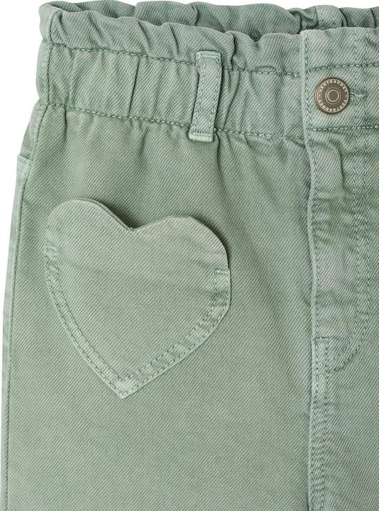 Actual product image Vertbaudet Mädchen Paperbag-Hose mit Herztaschen (140)