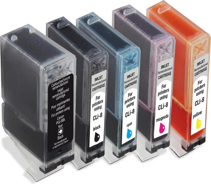Immagine prodotto Generic Ink Inchiostro Canon PGI-5 Multipack (M, FC, Y, C)