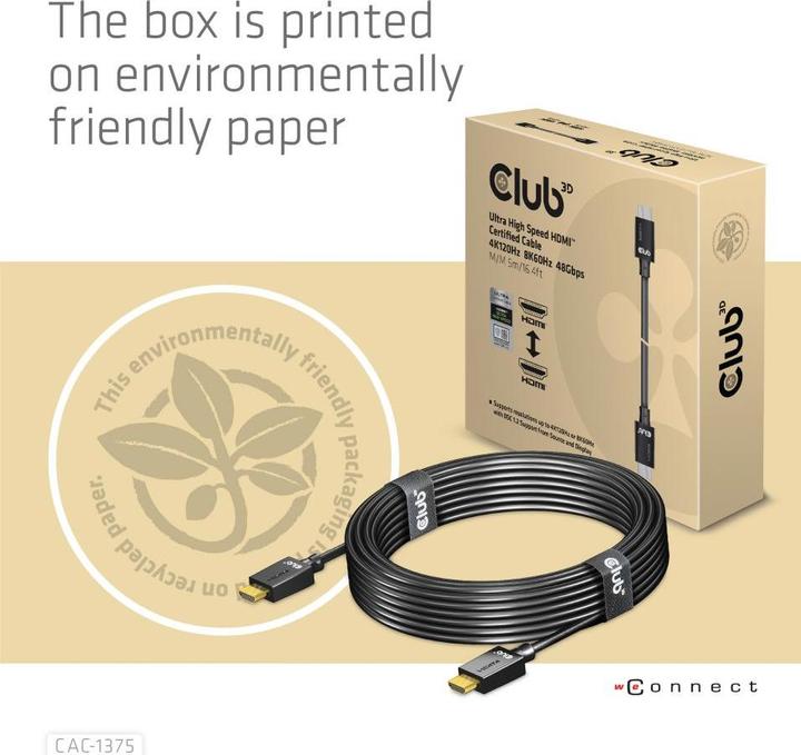 Produktbild Club 3D HDMI (Typ A) — HDMI (Typ A) (10 m, HDMI)