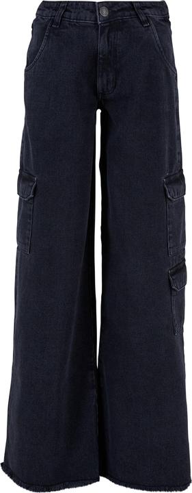 Urban Classics Ladies Mid Waist Cargo Denim Pants - 119493 (30)