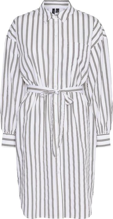Vero Moda VMBEA L/S LONG SHIRT DRESS WVN POP7 Hemd (XS)