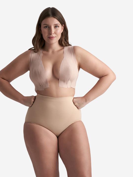 Produktbild Bye Bra K?Rperband 5m X 6,5 cm + 3 Paare Satin Nippel Abdeckungen Nude (Einzelpack)
