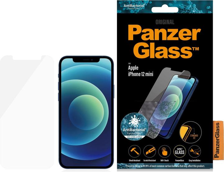 PanzerGlass Screen Protector (1 Stück, Apple iPhone 12 mini)