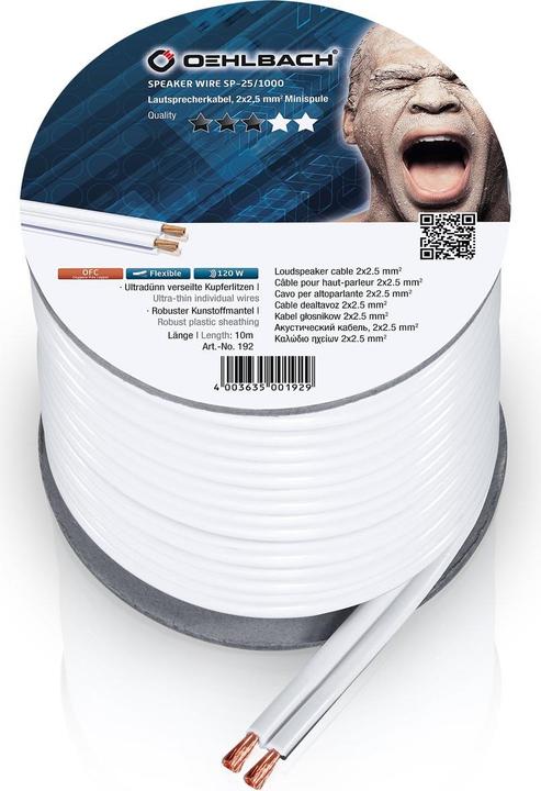 Actual product image Oehlbach SP-25 (20 m, 2.50 mm²)