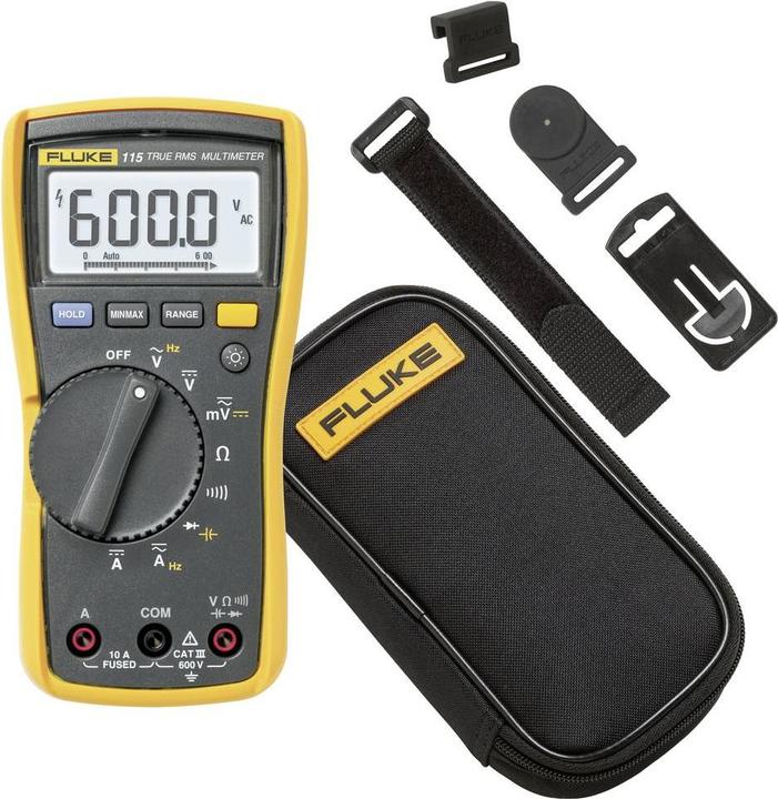 Productafbeelding Beha Amprobe 115/C50/TPAK Handmultimeter digitaal CAT III 600 V Weergave (aantal counts): 600 (CAT III 600V)