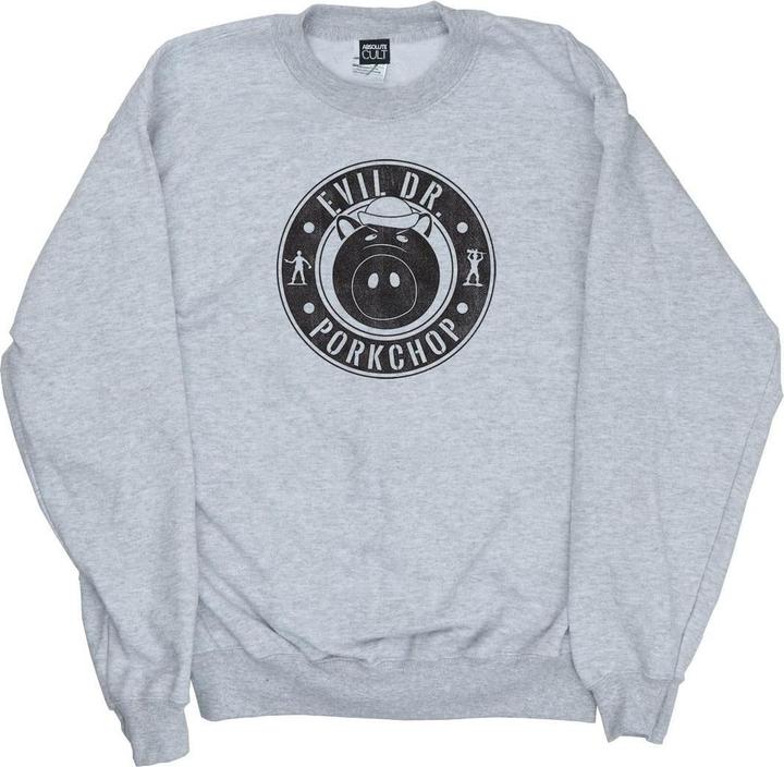 Disney Toy Story Evil Dr Pork Chop Logo Sweatshirt Jungen