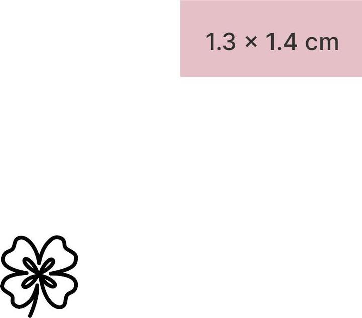 Image du produit minink Tatouage temporaire - Petit trèfle à quatre feuilles