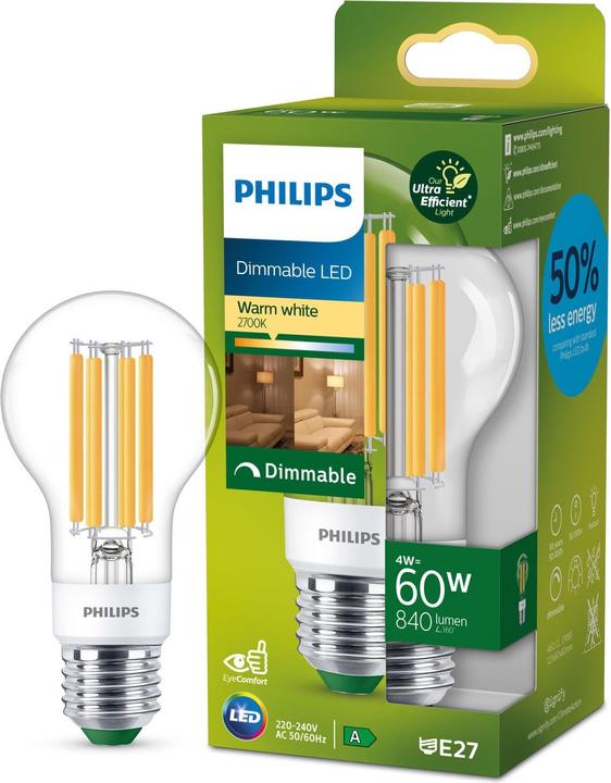 Immagine prodotto Philips Classic (E27, 4 W, 840 lm, 1 x, A)