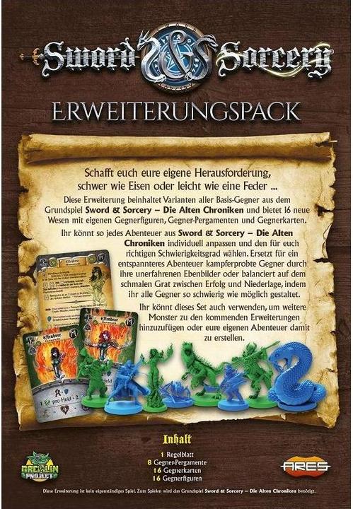 Produktbild ARGD0194 - Sword & Sorcery: Die Alten Chroniken  Gegnerherausforderungen, ab 13 Jahren (DE (Deutsch)