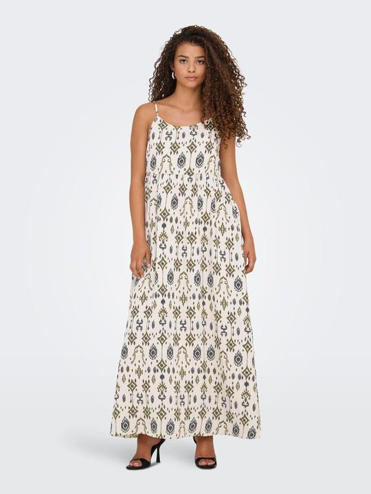 Produktbild Only Normal geschnitten Kleiner Stehkragen mit Knopfleiste Verstellbare Träger Langes Kleid Kleid (S)