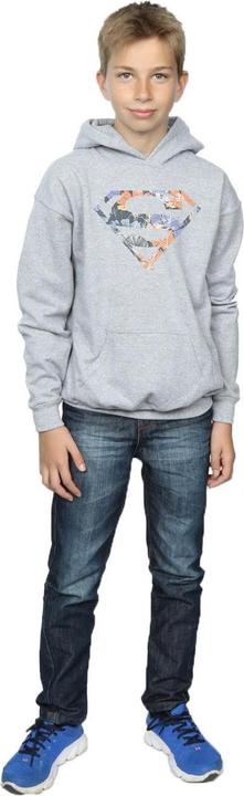 Image du produit - Sweat à capuche SUPERMAN FLORAL LOGO - Garçon (128)