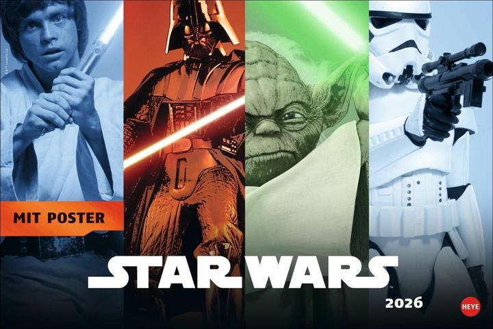 Immagine prodotto Star Wars Broschur XL Kalender 2026 (Copertina rigida, Tedesco)